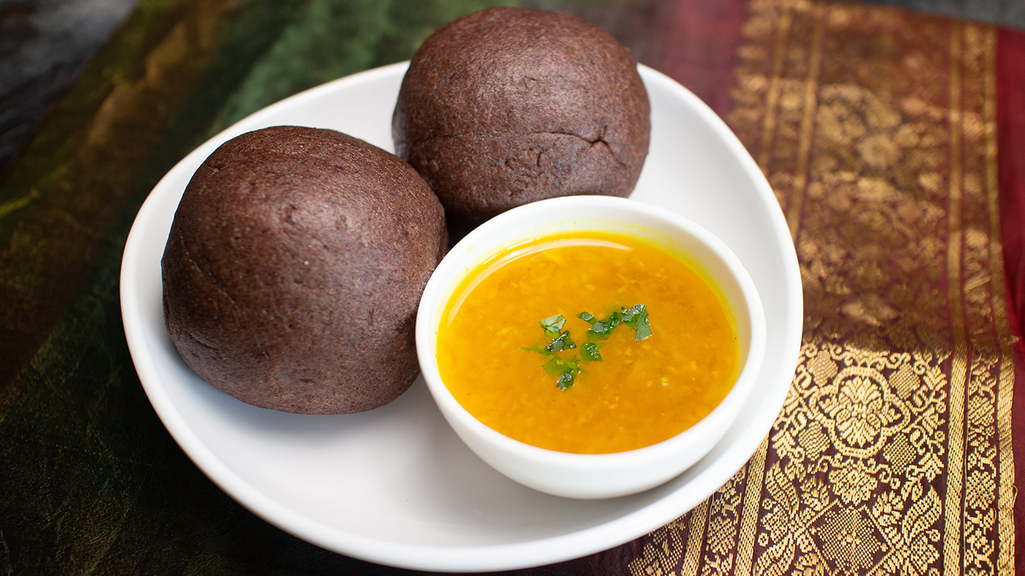 Ragi Muddha with Thotakoora Pappu: A Fibre-Rich South Indian Comfort Meal